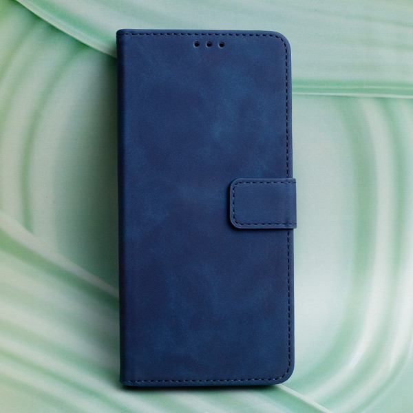 Smart Velvet case for Xiaomi Redmi 15 4G EU / 15 5G EU (171,08 x 82,05 x 8,55) navy blue