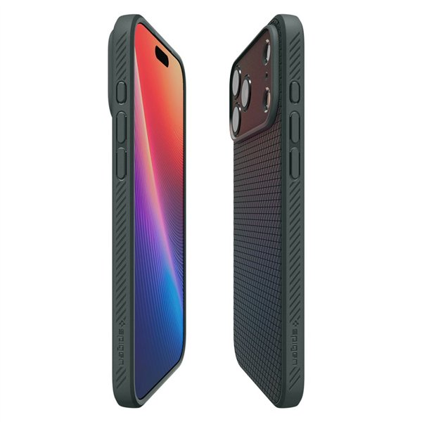 Spigen Liquid Air case for iPhone 17 Pro Max Abyss Green