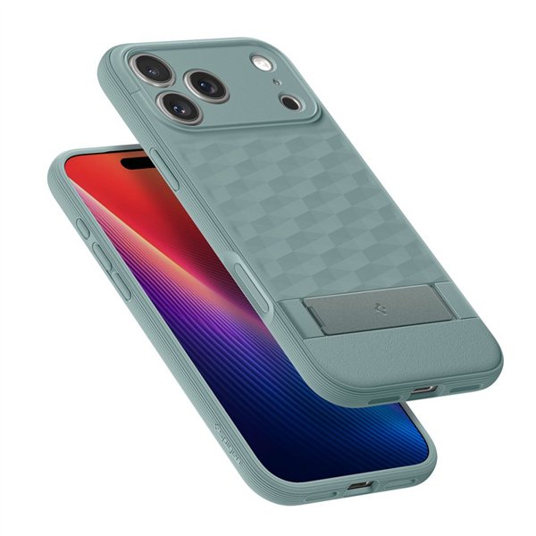 Spigen Parallax ”S” Mag Magsafe case for iPhone 17 Pro Max Sage Green