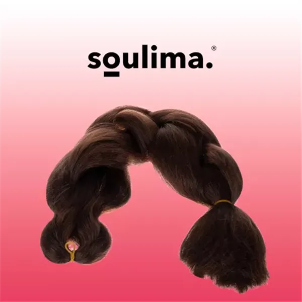 Sintētiskās matu bizes, brūnas Soulima 23567