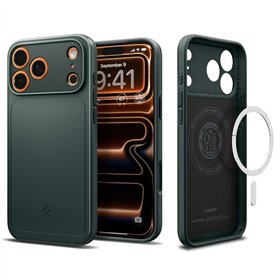 Spigen Thin Fit Mag Magsafe case for iPhone 17 Pro Max Abyss Green