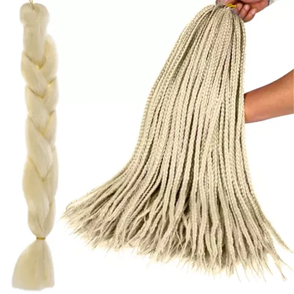 Sintētiskās matu bizes blondas Soulima 23556