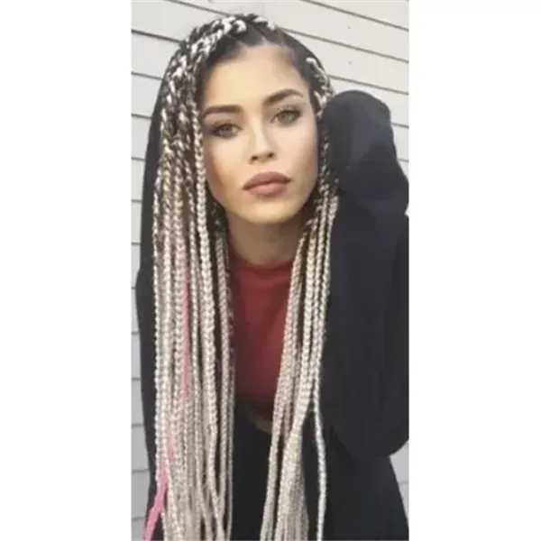 Synthetic hair braids blonde Soulima 23556