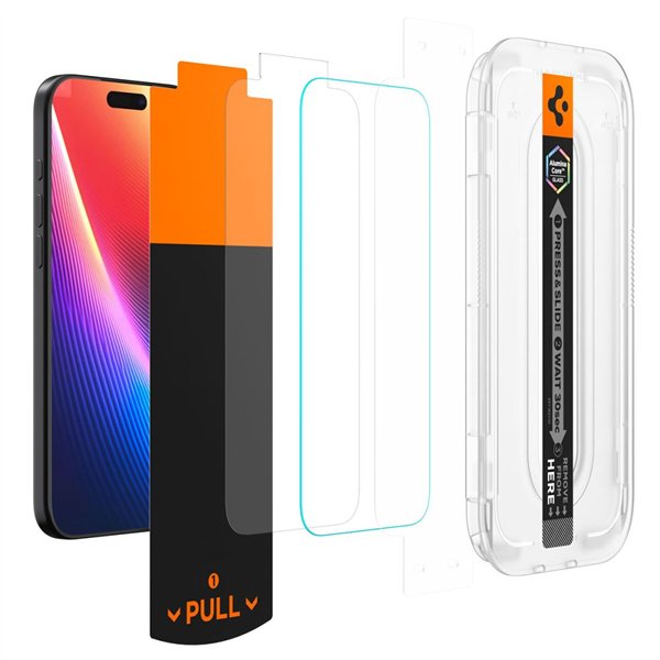 Spigen tempered glass Glas.Tr ”Ez Fit Pro” iPhone 16 Pro Max / 17 Pro Max Clear
