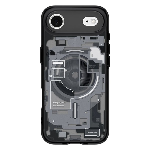 Spigen Ultra Hybrid Mag Magsafe case for iPhone 17 Air Zero One Black