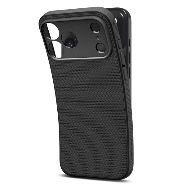 Spigen Liquid Air case for iPhone 17 Pro Matte Black