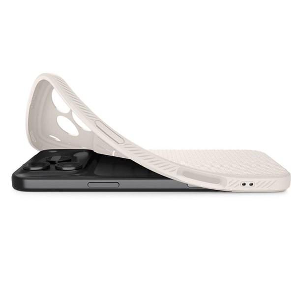 Spigen Liquid Air case for iPhone 17 Pro Natural Titanium