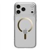 Spigen Ultra Hybrid Mag Magsafe case for iPhone 17 Pro Clear/Gold