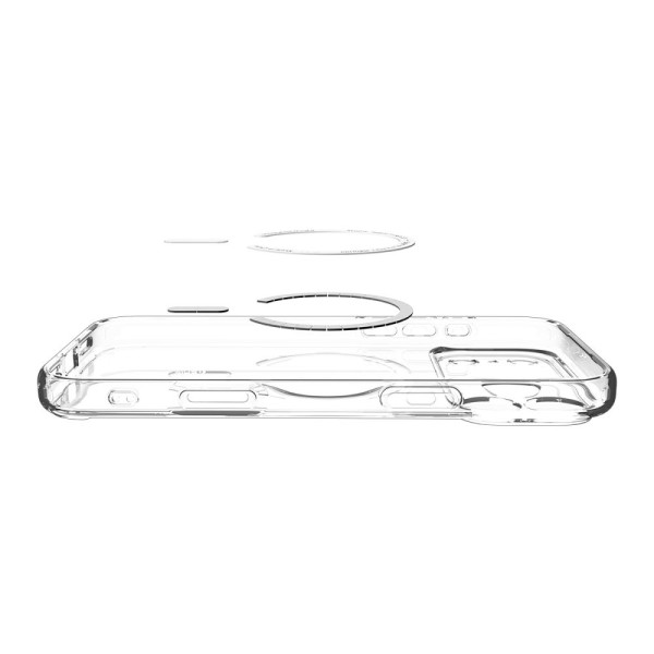 Spigen Ultra Hybrid Mag Magsafe case for iPhone 17 Pro Clear/Gold
