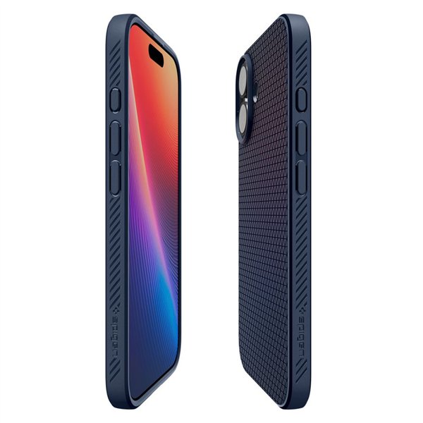 Spigen Liquid Air case for iPhone 17 Navy Blue
