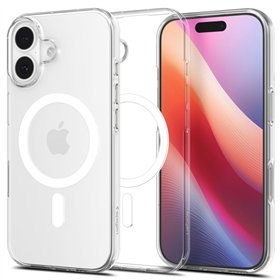 Spigen Liquid Crystal Mag Magsafe case for iPhone 17 Clear/White