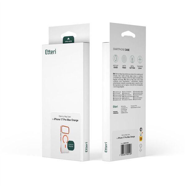 Etteri Icy Mag case for iPhone 15 6,1" black