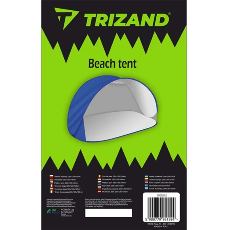 Beach tent 220x120x100cm Trizand 23862