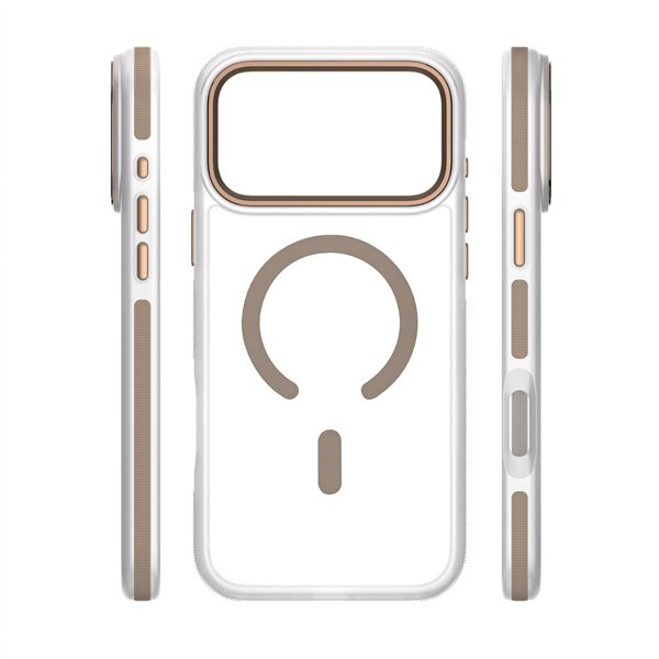 Etteri Icy Mag case for iPhone 17 Pro Max gold
