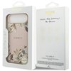 Guess Case Magsafe Grained PU Case With Printed Flower Pattern For iPhone 17 Air Pink