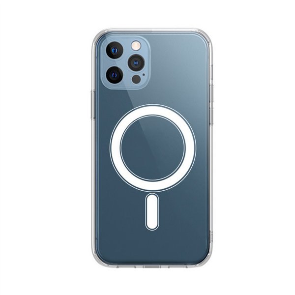 Anti Shock 1,5 mm Mag case for iPhone 17 6,3&quot transparent camera protection