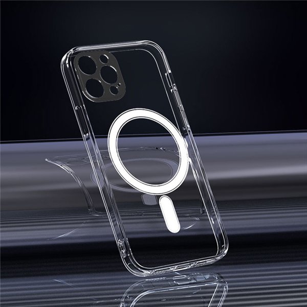 Anti Shock 1,5 mm Mag case for iPhone 17 6,3&quot transparent camera protection