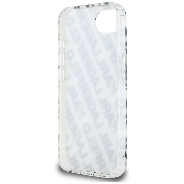 Karl Lagerfeld IML Repeat Logo case for iPhone 16e gold