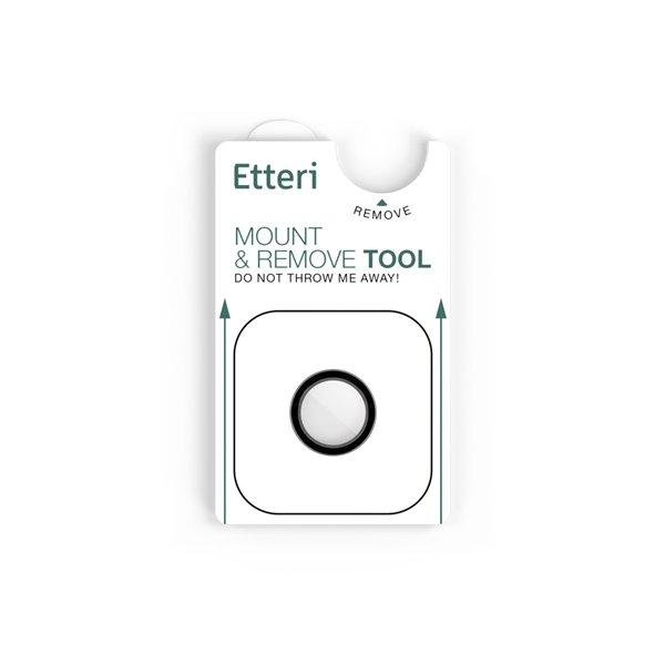 Etteri camera lens protector for iPhone 17 Air black