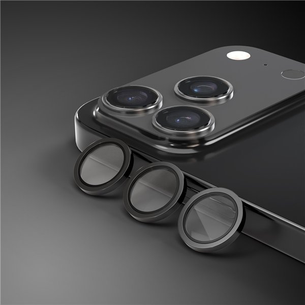 Etteri camera lens protector for iPhone 17 Pro / 17 Pro Max black