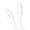 BWOO silicone cable X329CL 27W USB-C - Lightning 1m white