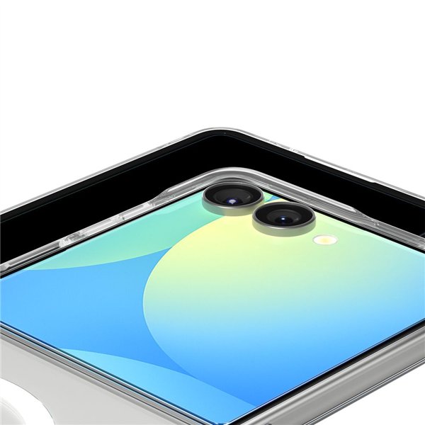 Spigen AirSkin Galaxy Z Flip 7 crystal clear white