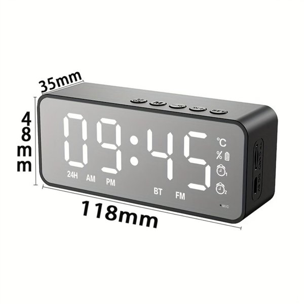 Setty desk clock + FM + Bluetooth speaker SCL-01FM-S