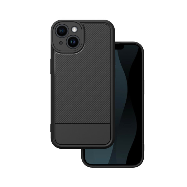 Simple Carbon case for iPhone 14 6,1" black