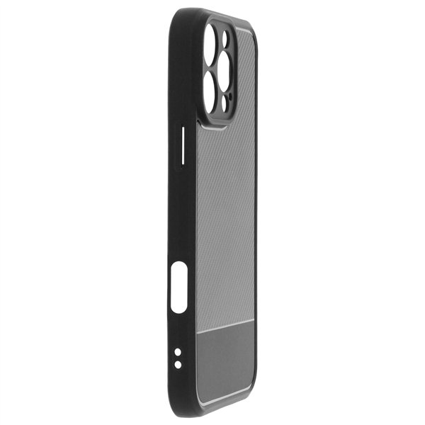 Simple Carbon case for iPhone 17 6,3&quot black