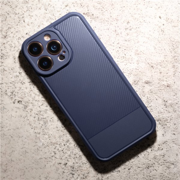 Simple Carbon case for iPhone 14 6,1&quot blue