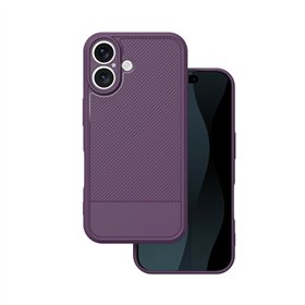 Simple Carbon case for iPhone 16 6,1&quot purple