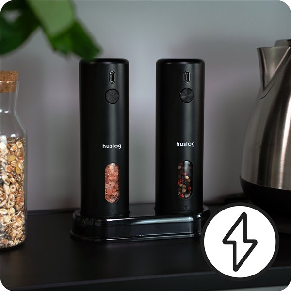 Huslog Set of electric grinders with USB charging