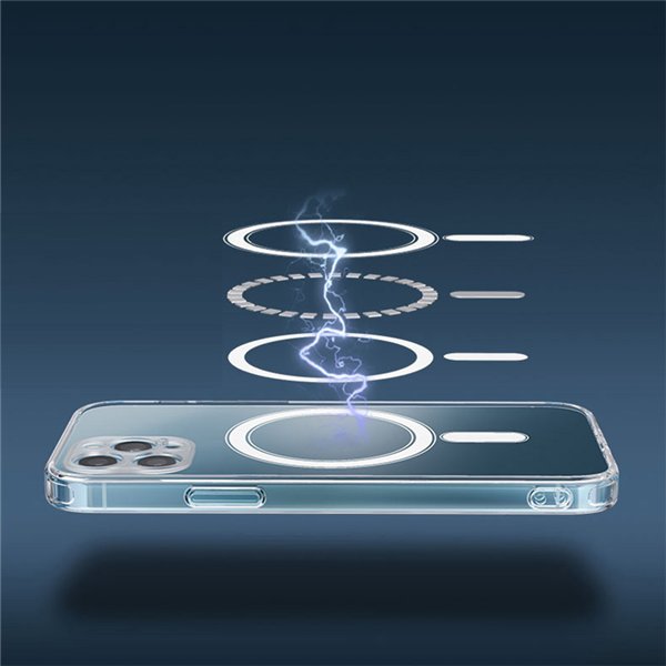 Anti Shock 1,5 mm Mag case for iPhone 17 Pro Max 6,9&quot transparent camera protection open ring