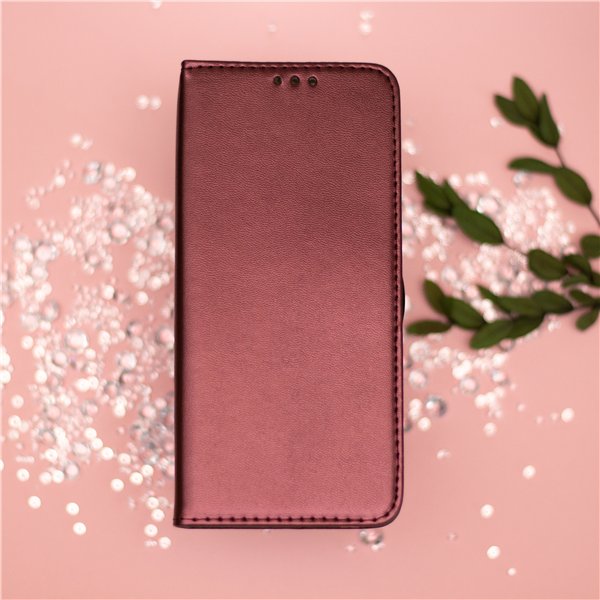 Smart Magnetic case for Xiaomi Redmi 15 4G EU / 15 5G EU (171,08 x 82,05 x 8,55) burgundy
