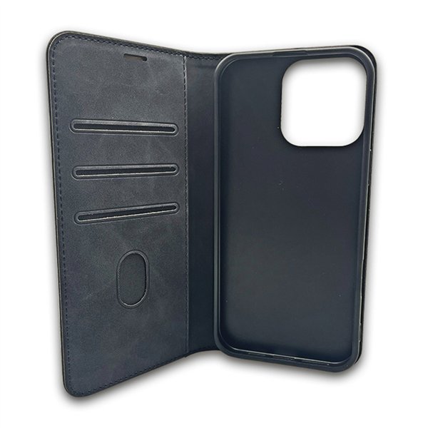 Smart Suede case for iPhone 15 6,1&quot black