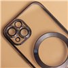 Color Chrome Mag case for iPhone 17 Pro Max 6,9&quot black open ring