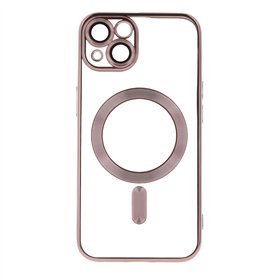 Color Chrome Mag case for iPhone 17 Pro 6,3&quot rose gold open ring