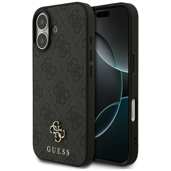 Guess 4G Small Classic Logo MagSafe case for iPhone 17 black