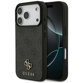 Guess 4G Small Classic Logo MagSafe case for iPhone 17 Pro black