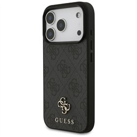 Guess 4G Small Classic Logo MagSafe case for iPhone 17 Pro black