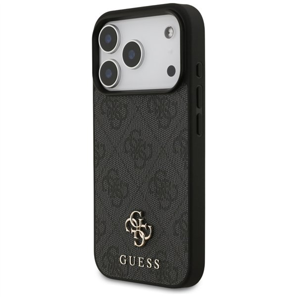 Guess 4G Small Classic Logo MagSafe case for iPhone 17 Pro black