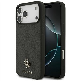 Guess 4G Small Classic Logo MagSafe case for iPhone 17 Pro Max black
