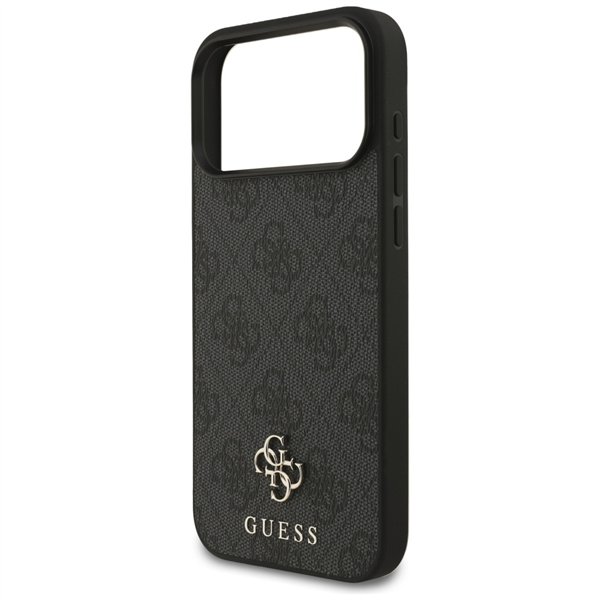 Guess 4G Small Classic Logo MagSafe case for iPhone 17 Pro Max black