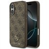 Guess 4G Small Classic Logo MagSafe case for iPhone 17 brown