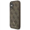 Guess 4G Small Classic Logo MagSafe case for iPhone 17 brown