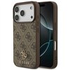 Guess 4G Small Classic Logo MagSafe case for iPhone 17 Pro brown