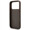 Guess 4G Small Classic Logo MagSafe case for iPhone 17 Pro brown