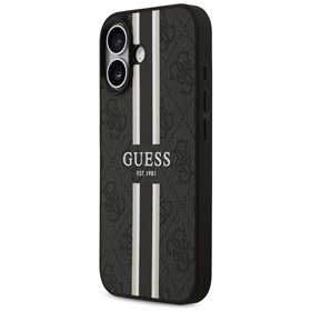 Guess 4G Printed Stripes MagSafe case for iPhone 17 black