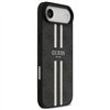 Guess 4G Printed Stripes MagSafe case for iPhone 17 Air black