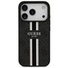 Guess 4G Printed Stripes MagSafe case for iPhone 17 Pro black